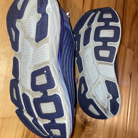 Hoka Women's Blue and Purple Athletic Shoes - Picture 3 of 5